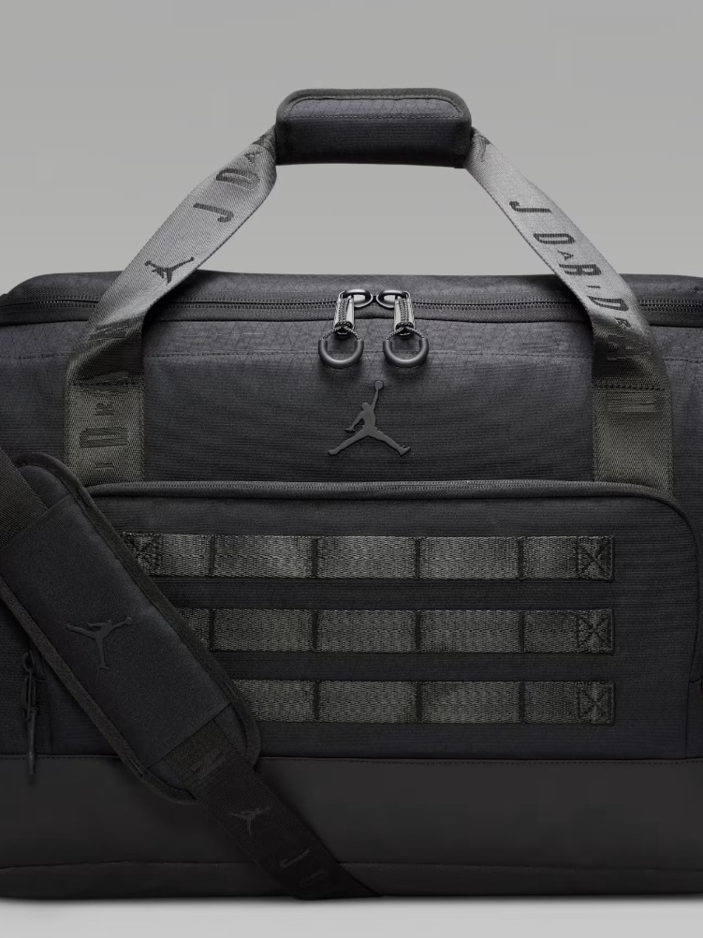 Jordan Men’s Black Duffel Bag - Tactical Travel Carry